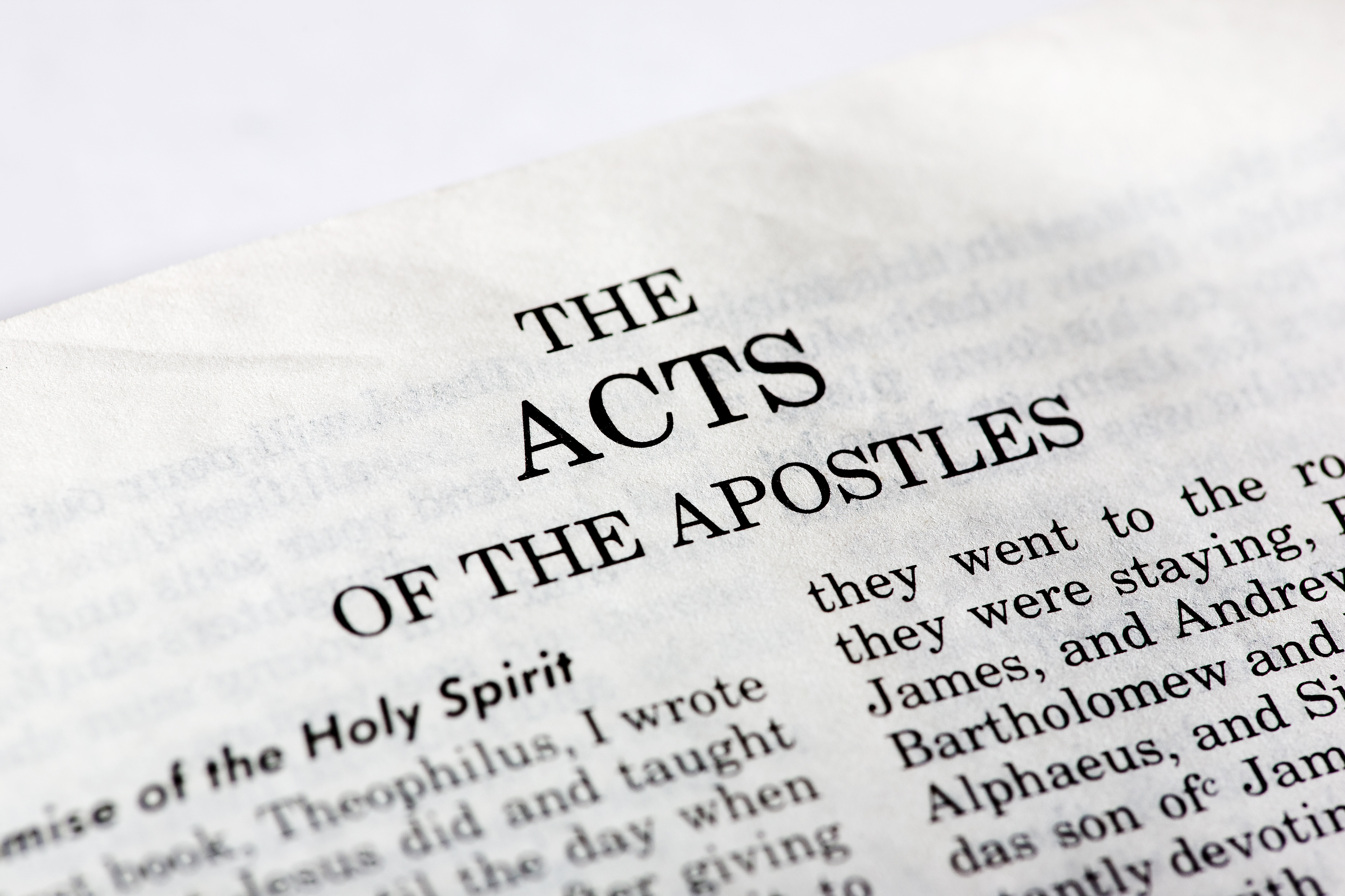 Acts 1 To 13:  Faith In Action
