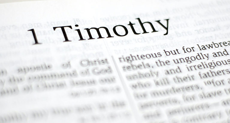 Five Reasons You Should Preach Through 1 Timothy