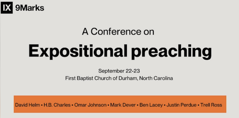 9Marks Conference on Expositional Preaching - 9Marks